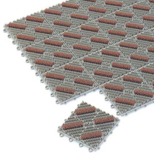 【法人限定】 マット 150×150mm 20個 玄関マット ドアマット 屋外マット 床マット ジョイントマット 敷物 防炎 玄関 出入口 屋外 店舗 商業施設 MR-096-072S