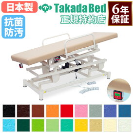 【最大1万円クーポン12/13-15】 【法人限定】 電動昇降台 高田ベッド 縦横転機能 マッサージ台 整体ベッド 施術用ベッド 昇降台 施術台 診察台 電動式 ベッド 有孔 無孔 国産 6年保証 TB-1618