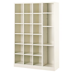 【P5倍10/25 13-15時&最大1万円クーポン10/24-27】 【法人限定】 シューズボックス 3列6段+1列フリー 下駄箱 備品 保管庫 可変 棚板 BS-F461