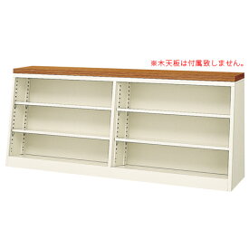 【法人限定】 オープン書庫 BER-ST13(N) 2列3段 キャビネット ルキット オフィス家具 インテリア