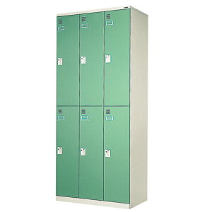 【法人限定】 6人用スポーツロッカー 3列2段 更衣室 SPLK-632