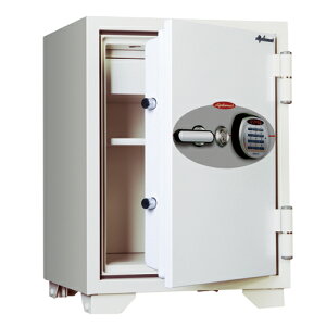 耐火金庫 50L 金庫 保管庫 鍵付き ダブルロック テンキー式 シリンダー式 耐火 防犯 A4収納 貴重品 収納 オフィス 業務用 会社 店舗 ディプロマット 060EKR3