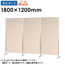 【法人限定】 パーテーション 1800×1200mm 展示パネル パーティション 掲示板 有孔ボード 間仕切り 衝立 オフィス 会議 学校 シンプル おしゃれ 日本製 ARU406