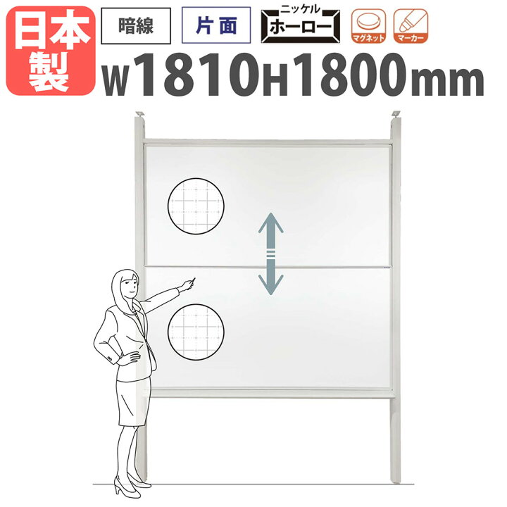 楽天市場】【最大1万円ｸｰﾎﾟﾝ4/17-23】 【法人限定】 ホワイトボード 