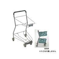 【法人限定】 ボールバスケットカート 2段 大型 静音 キャスター付き スチール 日本製 テニス キャリー …