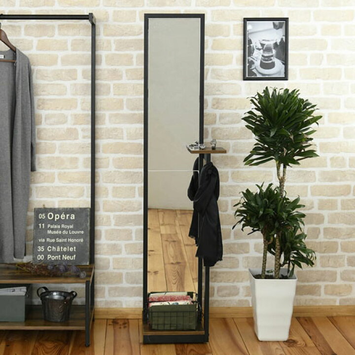 楽天市場】soldout インダストリアル スタンドミラー 幅40 奥行30 高さ 