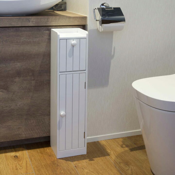 楽天市場 トイレラック 隙間収納 トイレットペーパー ホルダー 掃除用具入れ トイレ収納 スリム サニタリーラック トイレ棚 トイレタリー トイレストッカー Lssh 2800 Lookit オフィス家具 インテリア