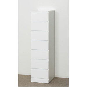 【P5倍10/30 13-15時&最大1万円クーポン10/30】 チェスト スリム 引き出し付き 収納家具 収納ケース スタイリッシュ スライドレール 衣類収納 小物収納 きれい 小物置き おしゃれ リビング タンス