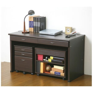 デスク 3点セット システムデスク オフィスデスク パソコンデスク 事務机 書斎机 学習机 チェスト ラック デスクセット シンプル 25165-25169