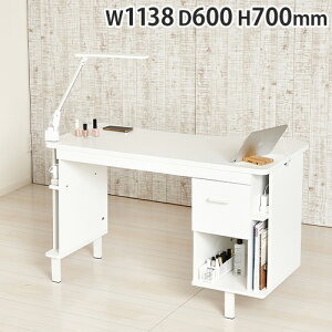 【P5倍10/30 13-15時&最大1万円クーポン10/30】 ネイルデスク 幅113.8×奥行60×高さ70cm 対面式 デスク ネイルテーブル ワークデスク タップ収納 収納 ネイル専用 ネイリスト ネイルサロン シンプル 3