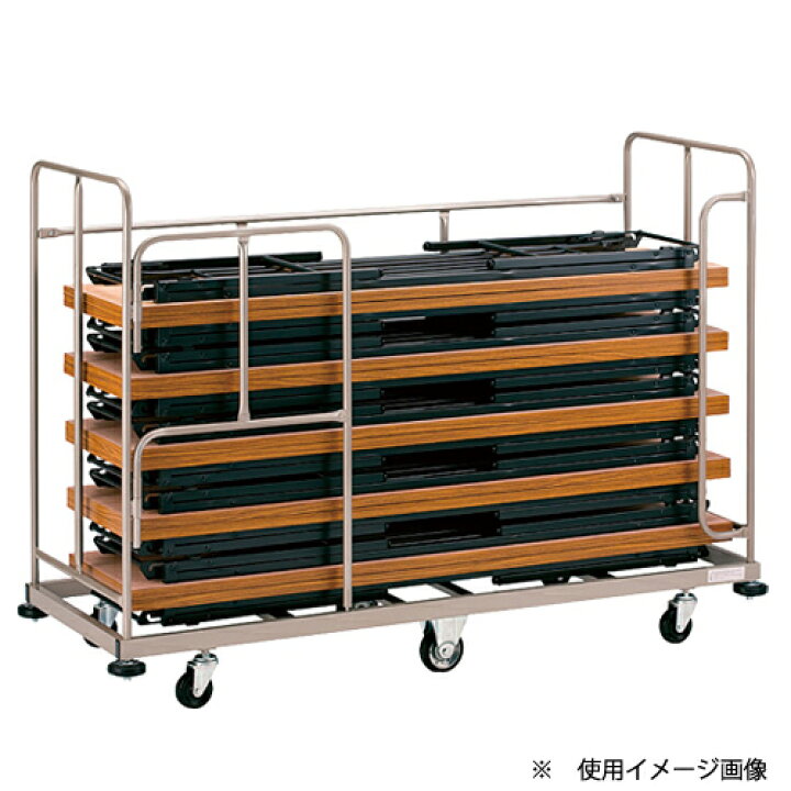 楽天市場】【法人限定】 テーブル台車 運搬用 収納用 キャスター付き 