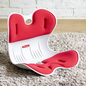 【最大1万円クーポン10/30】 骨盤サポートチェア 子供用 椅子用クッション 骨盤サポートクッション 座椅子 あぐら椅子 椅子用座布団 在宅勤務 腰痛対策 おしゃれ シンプル 赤 会社 RC-1230