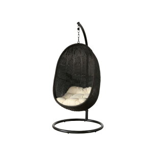 【P5倍10/30 13-15時&最大1万円クーポン10/30】 ハンギングチェア 1人掛け カフェ風 自然素材 クッション ガーデン リビング アジアンスタイル オシャレ 和モダン ガーデン リラックスチェア ゆり