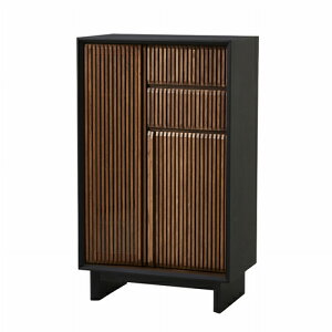 【P5倍10/25 13-15時&最大1万円クーポン10/24-27】 キャビネット 幅750×奥行440×高さ1290mm 飾り棚 リビングラック 和テイスト モダン おしゃれ 収納家具 収納ラック インテリア 家具 GRAM-75C