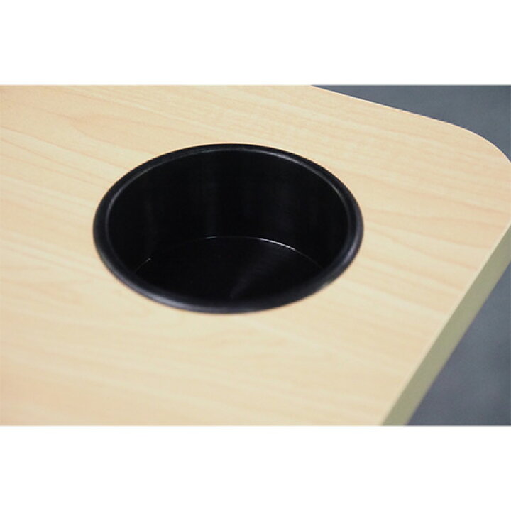 楽天市場】soldout サイドテーブル 昇降式 カップホルダー付き 幅450mm 