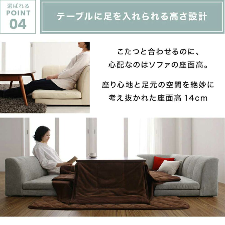 楽天市場】ローソファ 4点セット フロアソファ コーナーソファ ロー  