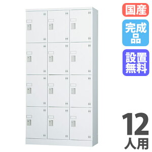 �y�ݒu�����z ���b�J�[ 12�l�p 3��4�i ���Ȃ� �z���C�g�O���[ �V���[�Y���b�J�[ ���ʔ� �X�`�[�����b�J�[ �X�߃��b�J�[ �I�t�B�X���[ 12�l�p���b�J�[ GLK-K12TS