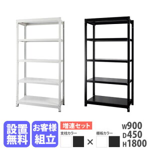 yő1~N[|11/4-10z yݒuz Ap X`[bN 5i 900×s450×1800mm ω׏d200kg/i zCg ubN yʃbN X`[I I[vbN RA-C9018-WB