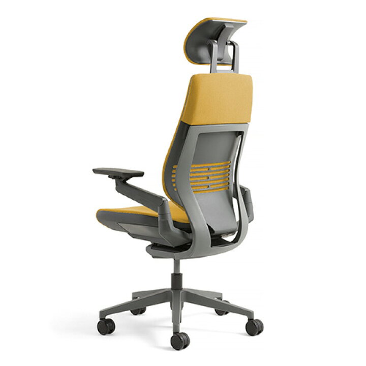 楽天市場】ジェスチャー Steelcase ヘッドレスト ランバーサポート付き 