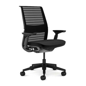 �y�ő�1���~�N�[�|��6/20-25�z �V���N�`�F�A Steelcase �u���b�N�t���[�� �G�{�j�[ �I�t�B�X�`�F�A �f�X�N�`�F�A �I�t�B�X ��� ���@�\ �n�C�o�b�N ������� �u���b�N �� �I�t�� 465A300BAM