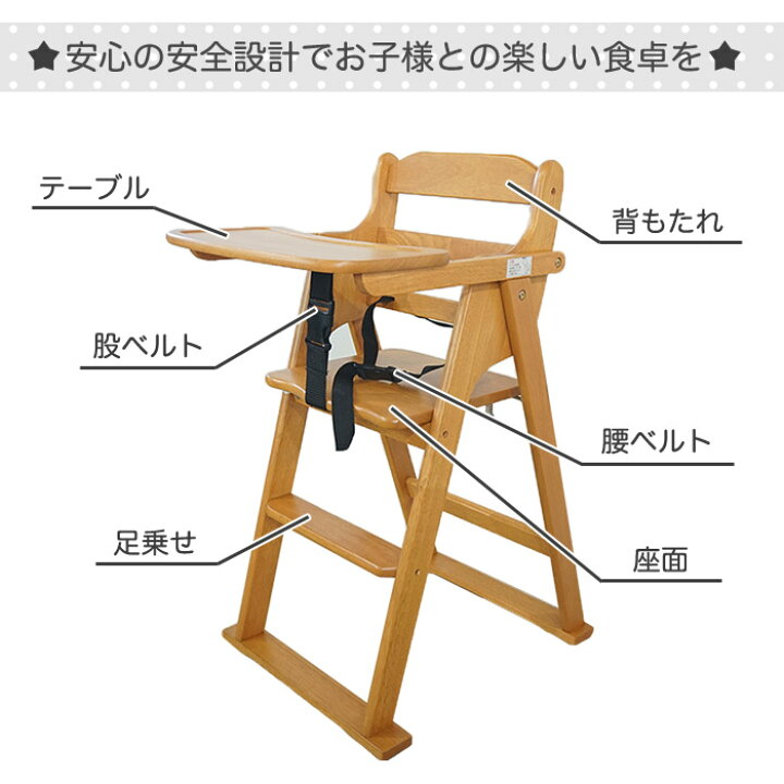 楽天市場】【P5倍7/20 13-15時&最大1万円ｸｰﾎﾟﾝ7/19-25】 ベビーチェア