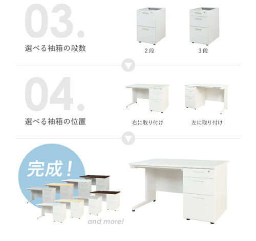 デスクチェアセット片袖机幅1200mm事務机セットメッシュチェアOA家具机奥行70cmパソコンチェア付きデスクセット片袖デスク送料無料LKD-127-S3
