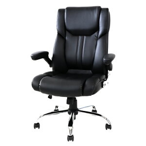 【P5倍10/30 13-15時&最大1万円クーポン10/30】 オフィスチェア エグゼクティブチェア ハイバック パーソナルチェア デスクチェア ワークチェア クッション ロッキング 肘付き レザー 高級 おし