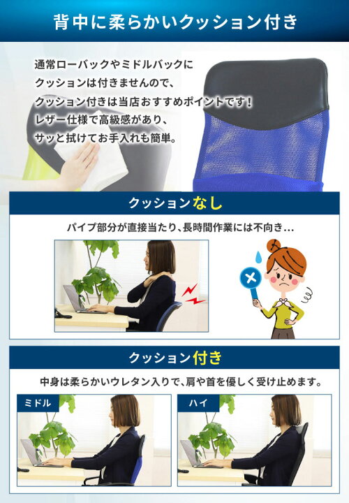楽天市場】オフィスチェア デスクチェア 事務椅子 メッシュ ロッキング 