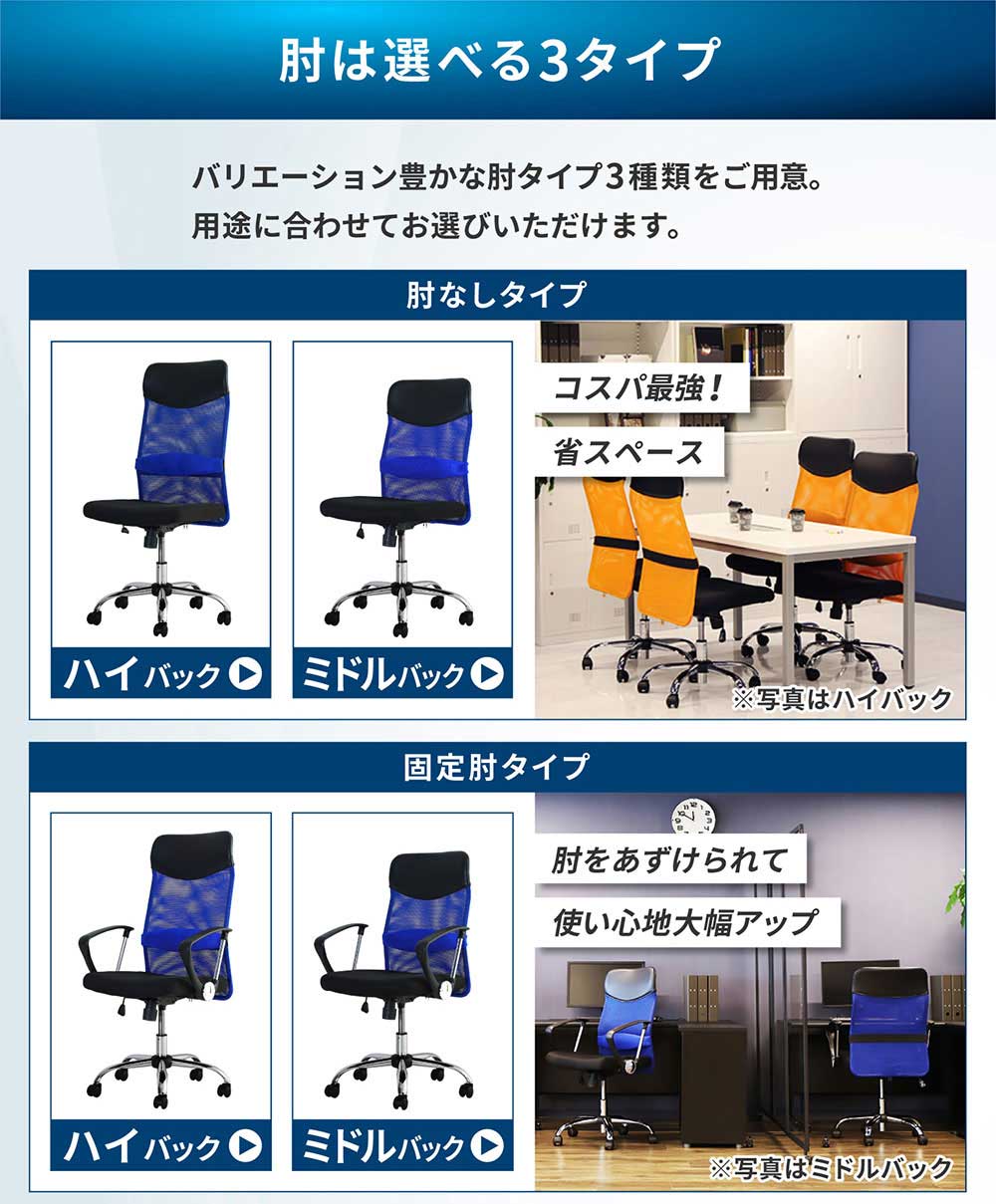 【クーポン7/4 20時-7/11 2時】オフィスチェア デスクチェア 事務椅子 メッシュ ロッキング ワークチェア 椅子 腰痛対策  学習椅子 ミドルバック S-shapeチェア SSP-M LOOKIT オフィス家具 インテリア