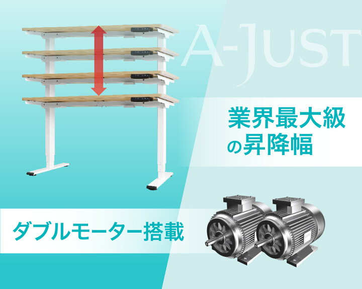 楽天市場】【P5倍4/20 13-15時&最大1万円ｸｰﾎﾟﾝ4/20】 電動昇降デスク 