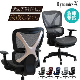 【倉庫受取限定】 ワークチェア オフィスチェア 疲れにくい デスクチェア メッシュ おしゃれ 腰痛対策 リクライニング ロッキング 椅子 DX-1-BK-SO