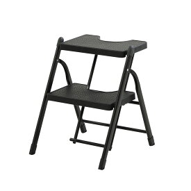踏み台 折りたたみ 2段 ステップ 脚立 はしご ステップ台 キッズステップ 子供 子ども キッズ 洗面所 トイレ 玄関 キッチン 事務所 滑り止め おしゃれ 軽量 FD-2 LOOKIT オフィス家具 インテリア