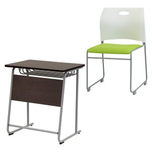 【P5倍10/30 13-15時&最大1万円クーポン10/30】 学習机セット 勉強机 チェア デスク 椅子 塾 机 セット 学習机 学校机 学校 ミーティングチェア スタッキングチェア 軽量 会社 GD-6545-S3 ルキット オ