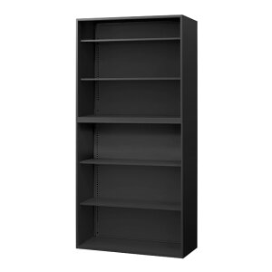 【P5倍10/30 13-15時&最大1万円クーポン10/30】 書庫 セット オープン 3段 2台 高さ1990mm キャビネット オフィス 収納 スチール書庫 本棚 書棚 白 黒 棚 連結 A4 ファイル おしゃれ 大容量 保管 EA-8840-3