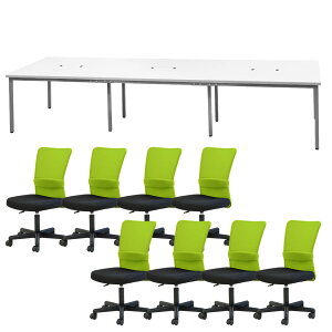 �yP3�{2/1 13-15��&�ő�1���~�N�[�|��2/1�z �y�@�l����z �t���[�A�h���X�f�X�N �Z�b�g 8�l�p ��3600mm �I�t�B�X�`�F�A ���b�V���`�F�A �I�t�B�X�f�X�N �~�[�e�B���O�e�[�u�� �I�t�B�X GFA-3612-QUE-18