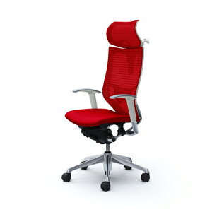 【最大1万円クーポン10/30】 バロン チェア オカムラ オフィスチェア 岡村製作所 ホワイトボディ メッシュチェア ヘッドレスト付き エクストラハイバック オフィス家具 CP82BZ CP82LZ