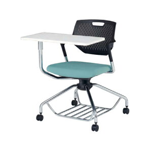 【P5倍10/25 13-15時&最大1万円クーポン10/24-27】 ミーティングチェア 肘付き キャスター付き 送料無料 回転椅子 テーブル付き 収納付き 棚付き タブレット付き メモ台付き オフィスチェア シン