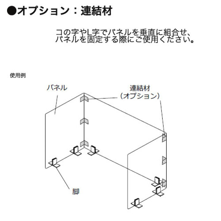 楽天市場】飛沫防止 パーテーション 3枚セット 幅60×高さ50cm オカムラ 