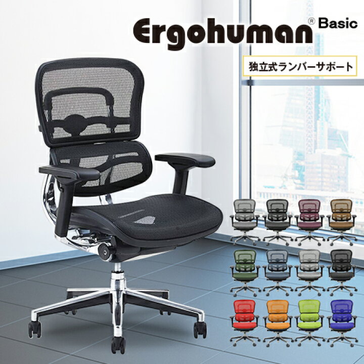 楽天市場】soldout エルゴヒューマンベーシック Ergohuman Basic  