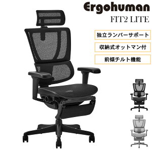 �G���S�q���[�}�� �t�B�b�g2 ���C�g Ergohuman FIT2 Lite ���K�i �Œ�5�N�ۏ� �W���P�b�g�n���K�[�t ���@�\�`�F�A PC�`�F�A �w�b�h���X�g ���ɑ΍� FIT2-Lite