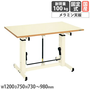 KXol~Ƒ TJG ~V 1200×s750×730`980mm {̃AC{[ VAC{[ ϓω׏d100kg [Ne[u { GUD-127