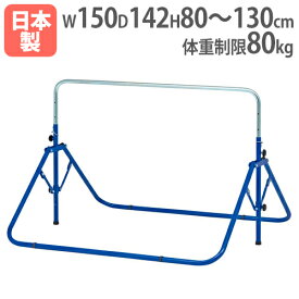 【法人限定】折りたたみ二人用鉄棒ST スタンダードタイプ 安全配慮設計 鉄棒 移動式鉄棒 体育用品 幼稚園 保育園 小学校 体操教室 トーエイライト T1772 T-1772