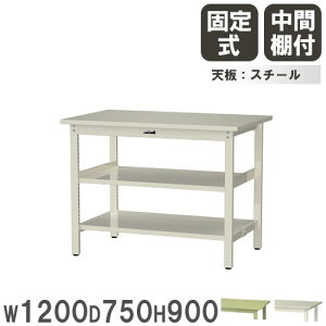 �y�ő�1���~�N�[�|��4/4-9�z �y�@�l���������z ��Ƒ� �R���H�� ���}�e�b�N ��1200×���s750×����900mm �X�`�[���V�� ���ԒI�t ���[�N�e�[�u�� ��ƃe�[�u�� ��Ə� ���{�� SWSH-1275TTS2
