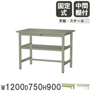 �y�ő�1���~�N�[�|��4/4-9�z �y�@�l���������z ��Ƒ� �R���H�� ���}�e�b�N ��1200×���s750×����900mm �X�`�[���V�� ���ԒI�t ���[�N�e�[�u�� ��ƃe�[�u�� �� ��Ə� ���{�� SWSH-1275S2