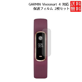 【大切な画面を傷から守る】GARMIN vivosmart4 保護フィルム 2枚セット ガーミン ヴィヴォスマート4
