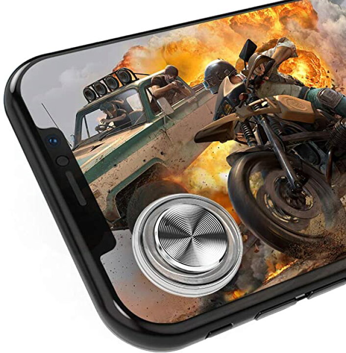 楽天市場 モバイルジョイスティック Pubg Mobile 荒野行動 第五人格 移動操作用パッド 吸盤式 真空吸着 手汗対策 超薄型 タッチスクリーン ロールショップ