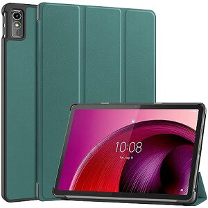 Lenovo Tab M10a 5G / Lenovo Tab7 / Lenovo Tab M10 5G �P�[�X Lenovo Tab M10a 5G 10.6�C���` �J�o�[ �y�� ���^ �O�܃X�^���h�P�[�X PU���U�[ Lenovo Tab 7 �J�o�[ [�Z���ΐF] ��������