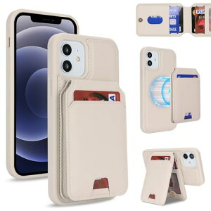 iPhone 12 Pro / iPhone 12 P[X 蒠^ 蒠^P[X ^ 蒠^P[X MageSafe X}zP[X z^ Jo[ MageSafe wallet p 2way }Olbg u ϏՌ y ^ zCg 