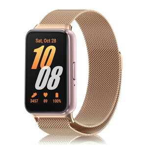 Galaxy Fit 3 �����o���h �X�e�����X ���C�t�� �X�|�[�c�o���h �}�O�l�b�g�� ������� ���߉\ �����x���g �X�g���b�v Samsung Galaxy Fit 3 �p (���[�Y�S�[���h) ��������