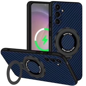 Galaxy S24 Plus �P�[�X TPU Magsafe�����O�t�� ���@�\�X�^���h �M�����N�V�[S24 Plus �J�o�[ �X�^���h���� �ϏՌ� ���� ���菝�h�~ �Ռ��z�� ���^ ���y�� ���ςȂ� �ԍڃz���_�[ GalaxyS24 �v���X �X�}�z